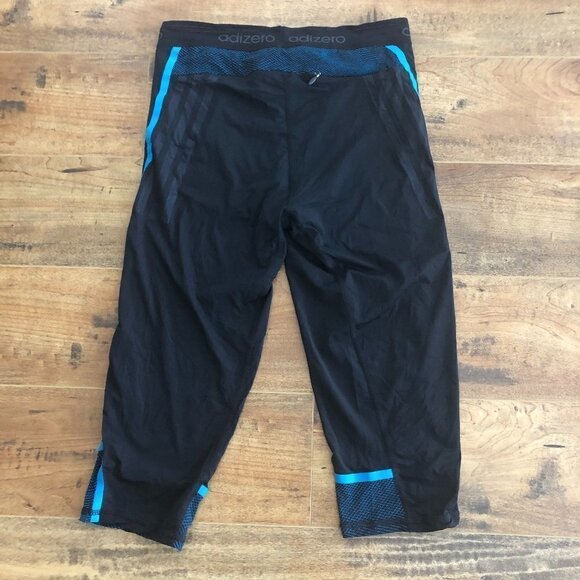 𝅺adidas adizero Comp 3/4 Running Tights - Picture 3 of 7